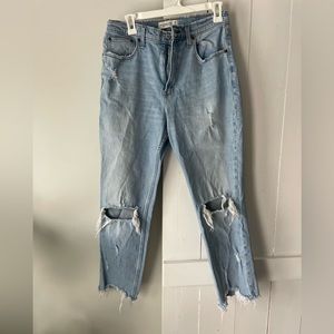 Abercrombie high rise Mom jeans